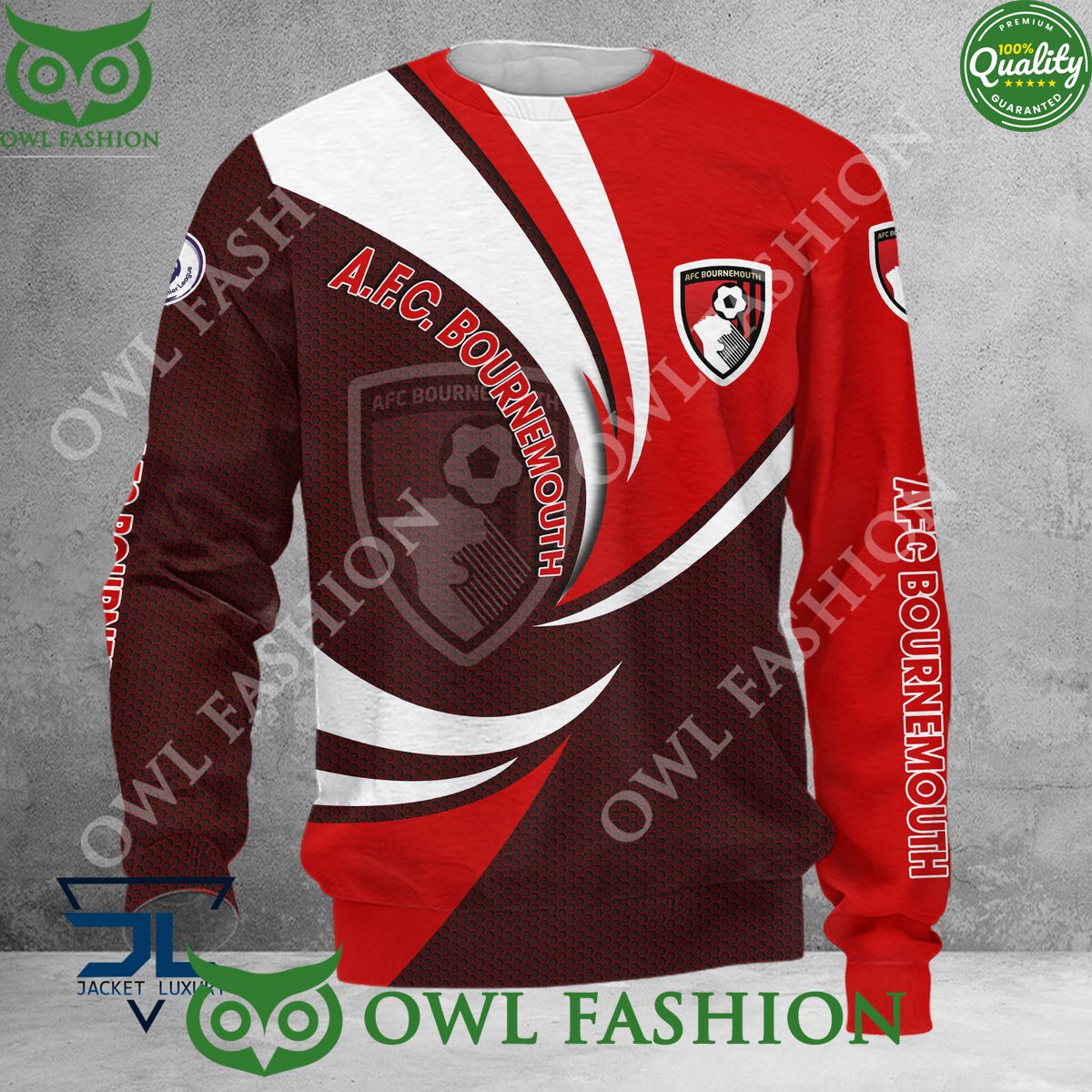2024 New Design A.F.C. Bournemouth EPL Premier League Hoodie Shirt