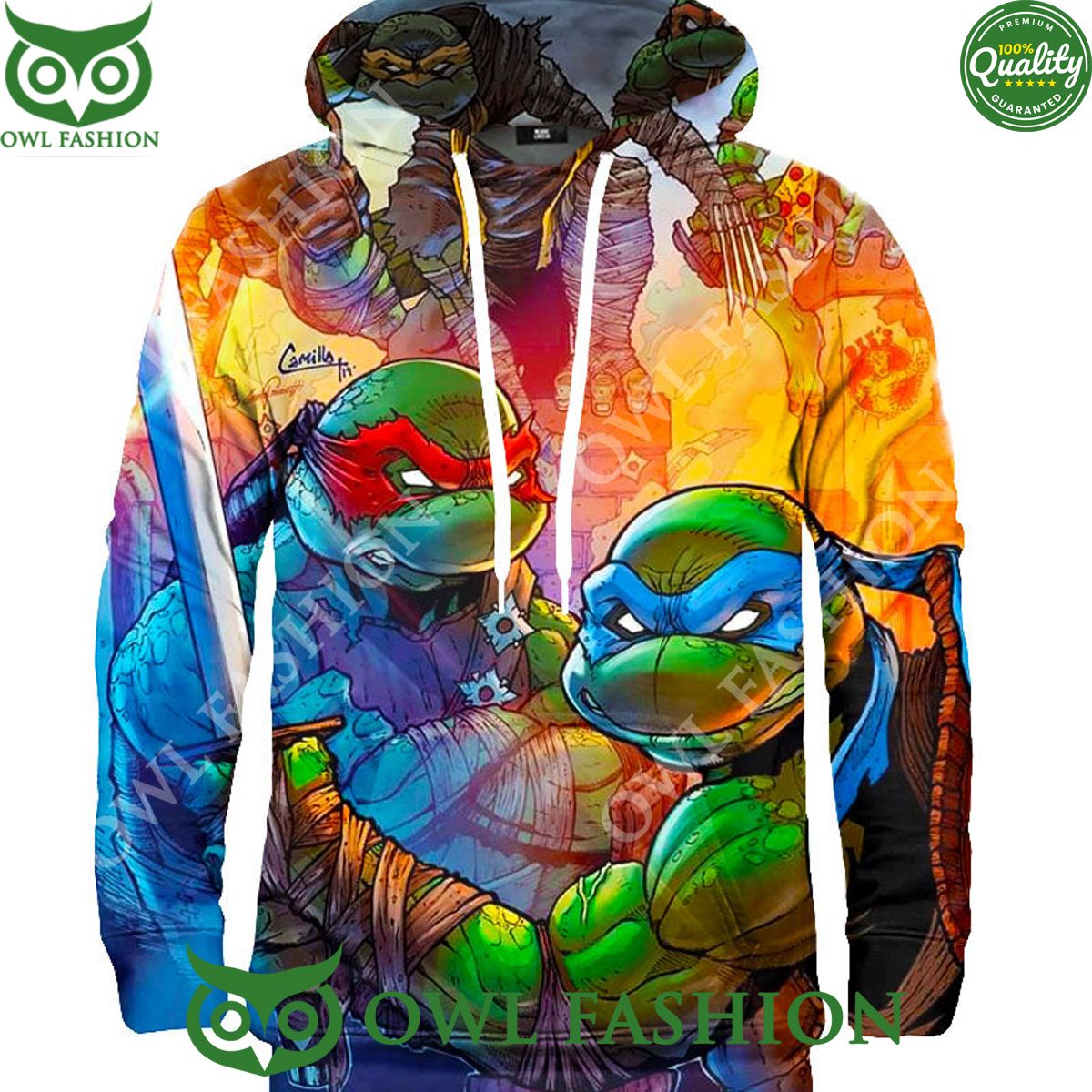 2024 Ninja Turtles Movie AOP Hoodie