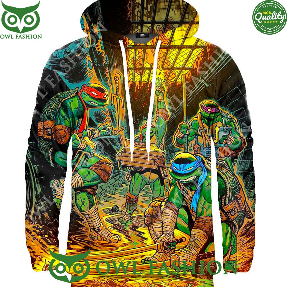 2024 Ninja Turtles with Swords Hoodie