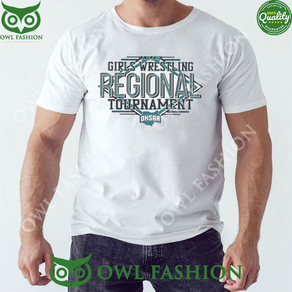 2024 Ohsaa Girls Wrestling Regionals 2D T-shirt