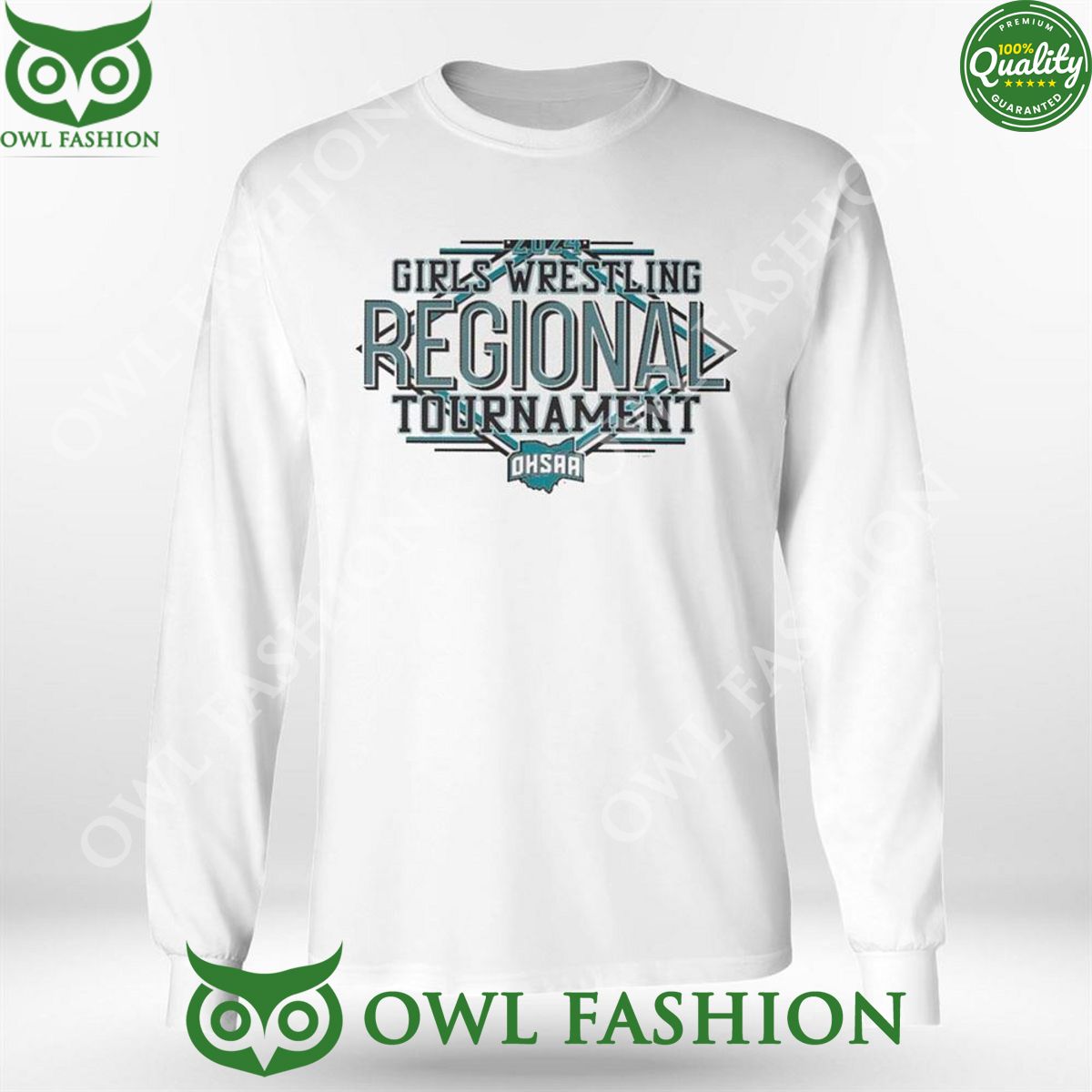 2024 Ohsaa Girls Wrestling Regionals 2D T-shirt