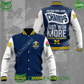 2024 Rose Bowl Game Won more Michigan Wolverines NCAA Football Varsity Jacket