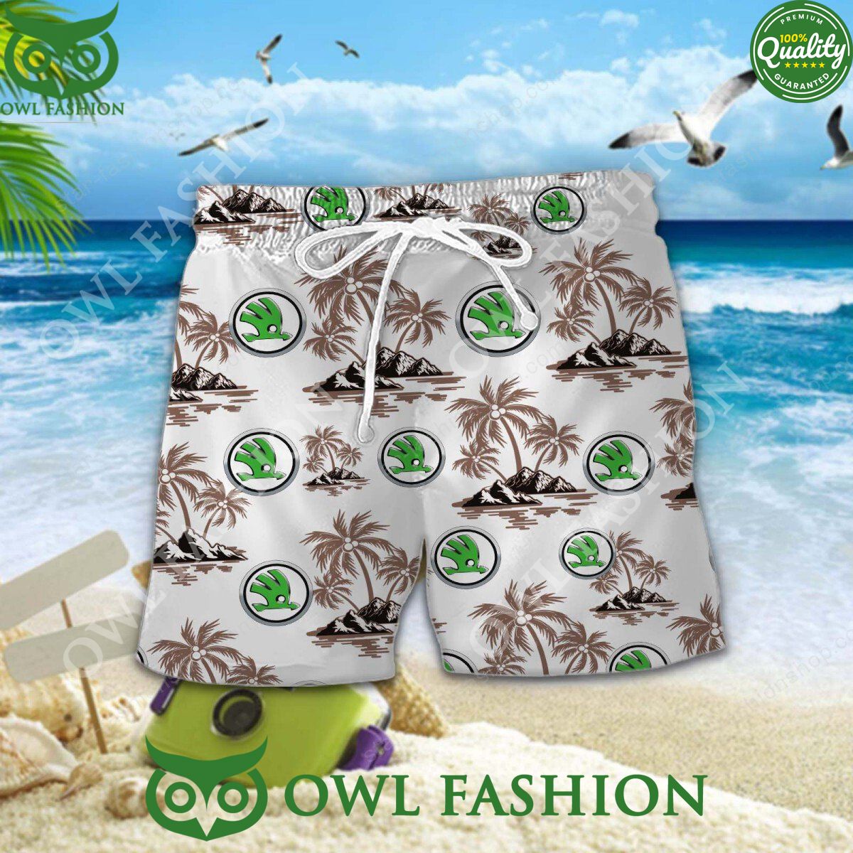 2024 Skoda Auto Custom Color Hawaiian Shirt Short