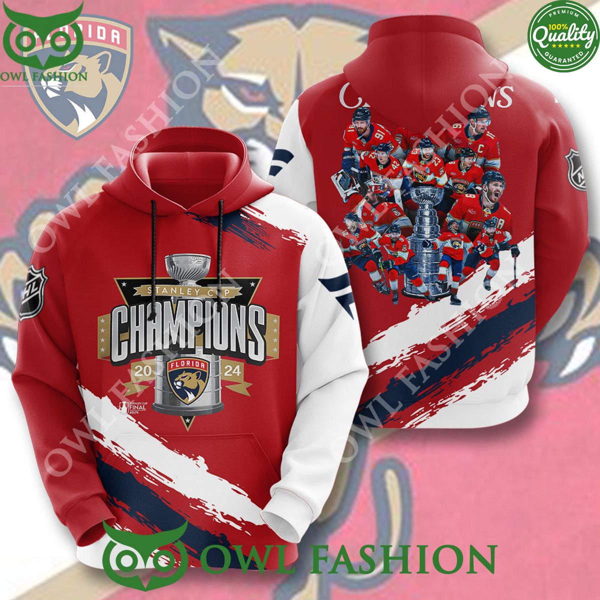 2024 Stanley Cup Florida Panthers Champions 3D t shirt