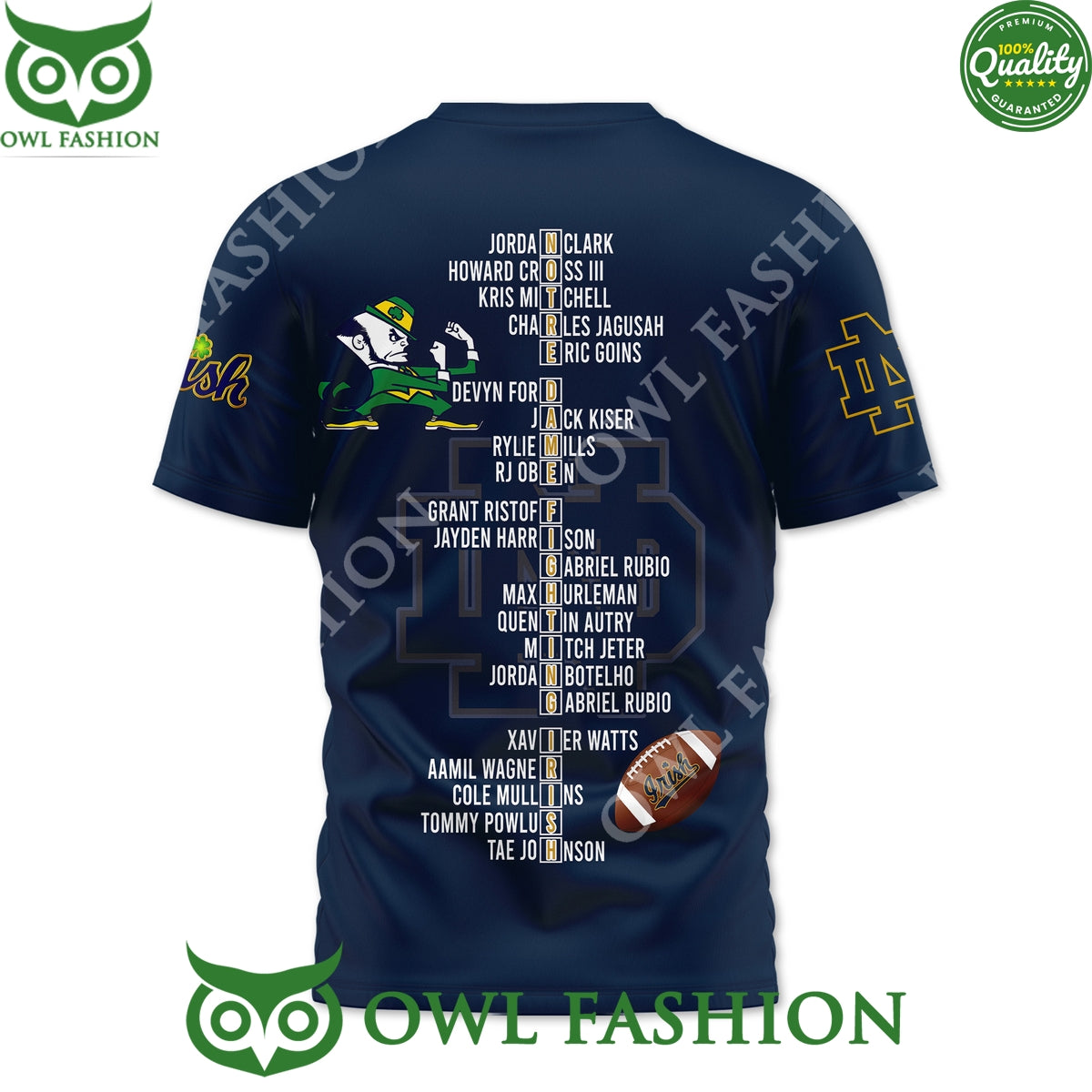 2024 Statement Made Champions Player Names 3D t Shirt