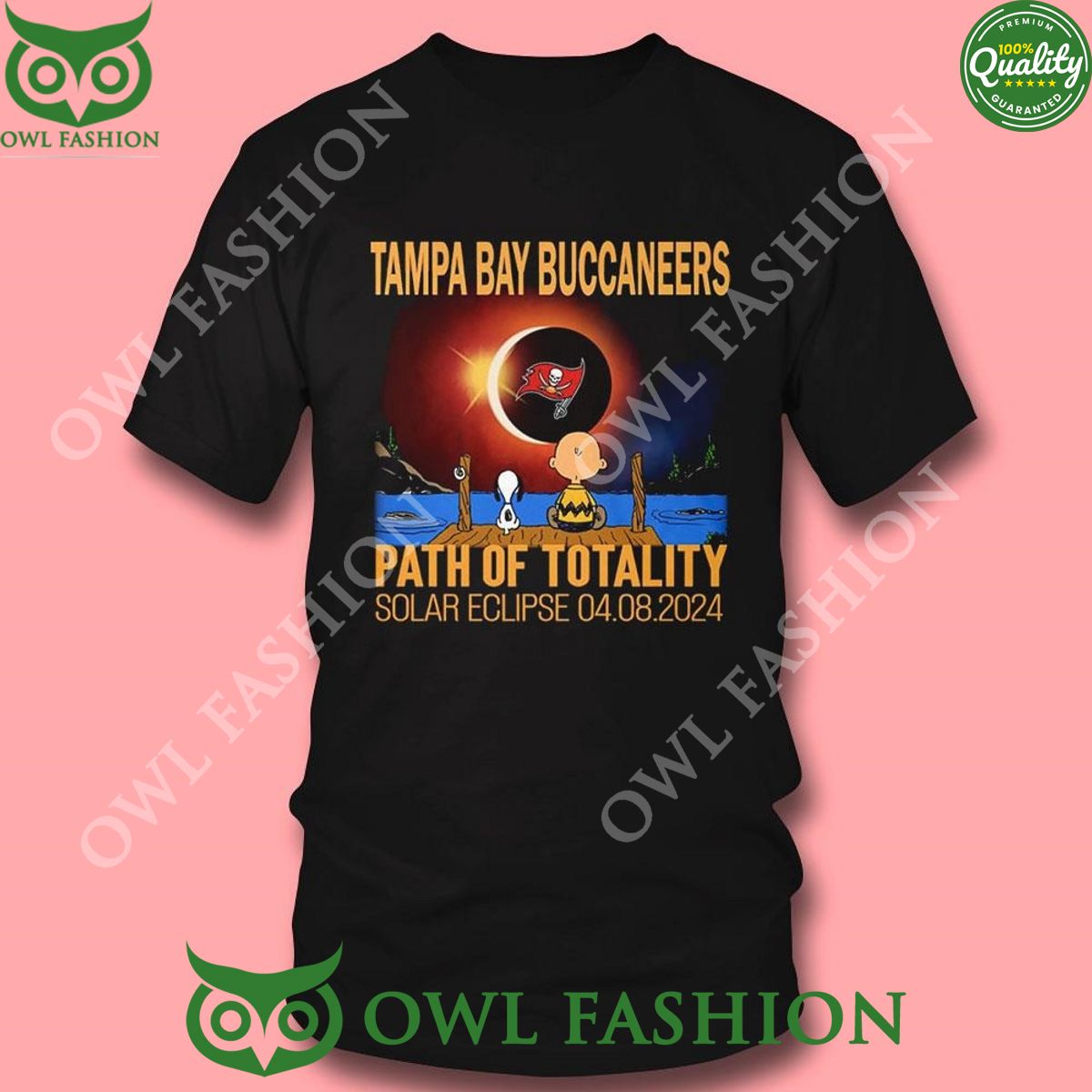 2024 Tampa Bay Buccaneers Path Of Totality Solar Eclipse 2024 Shirt Hoodie Ladies Tee