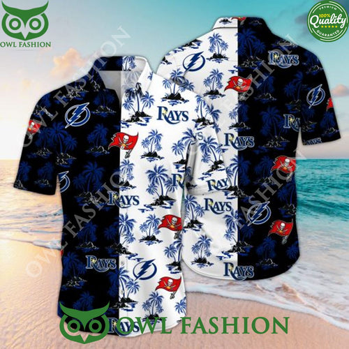 2024 Tampa Bay Rays Lightning Sport Red Pirate Hawaiian shirt
