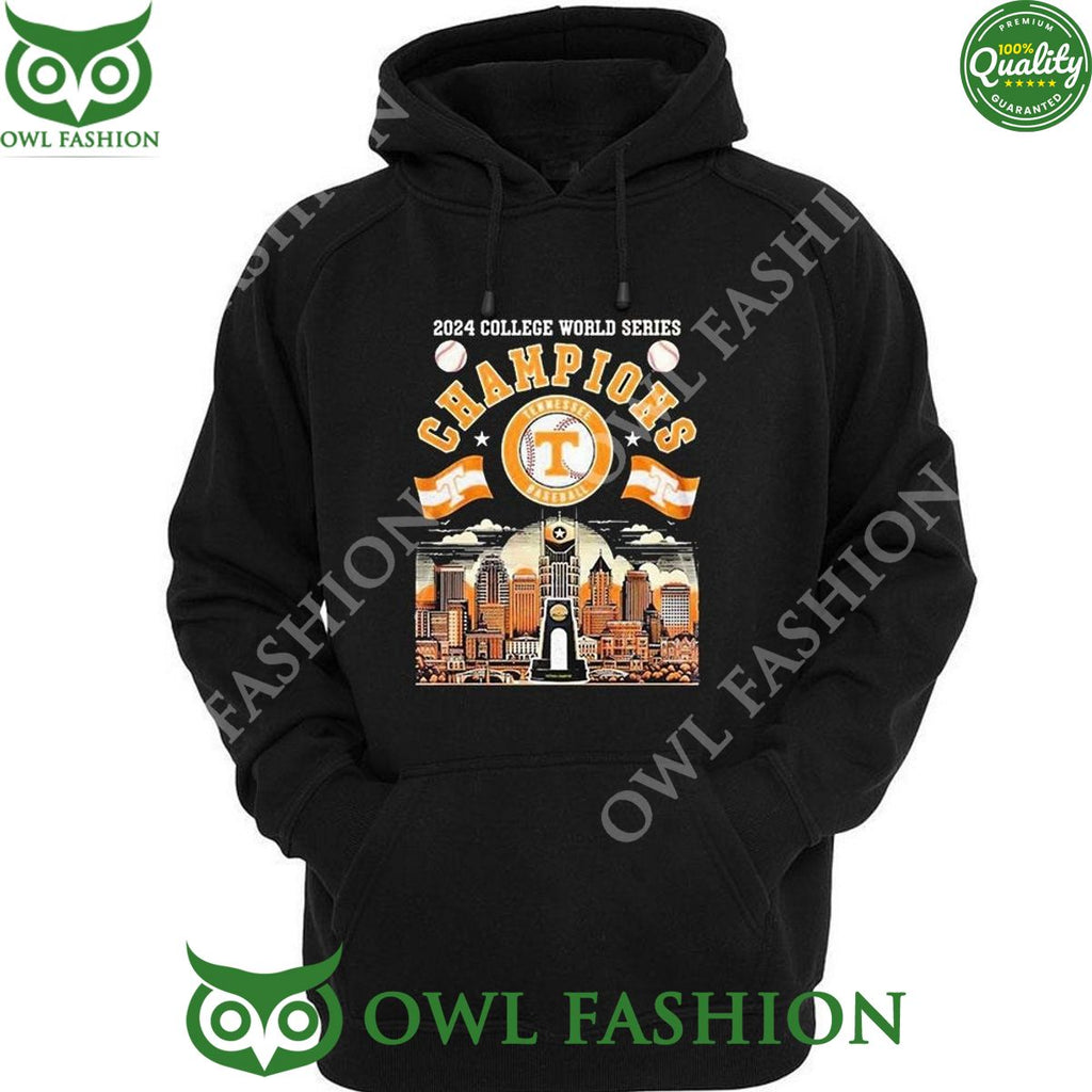 2024 Tennessee Volunteers College World Series Champions Skyline Tshirt Hoodie