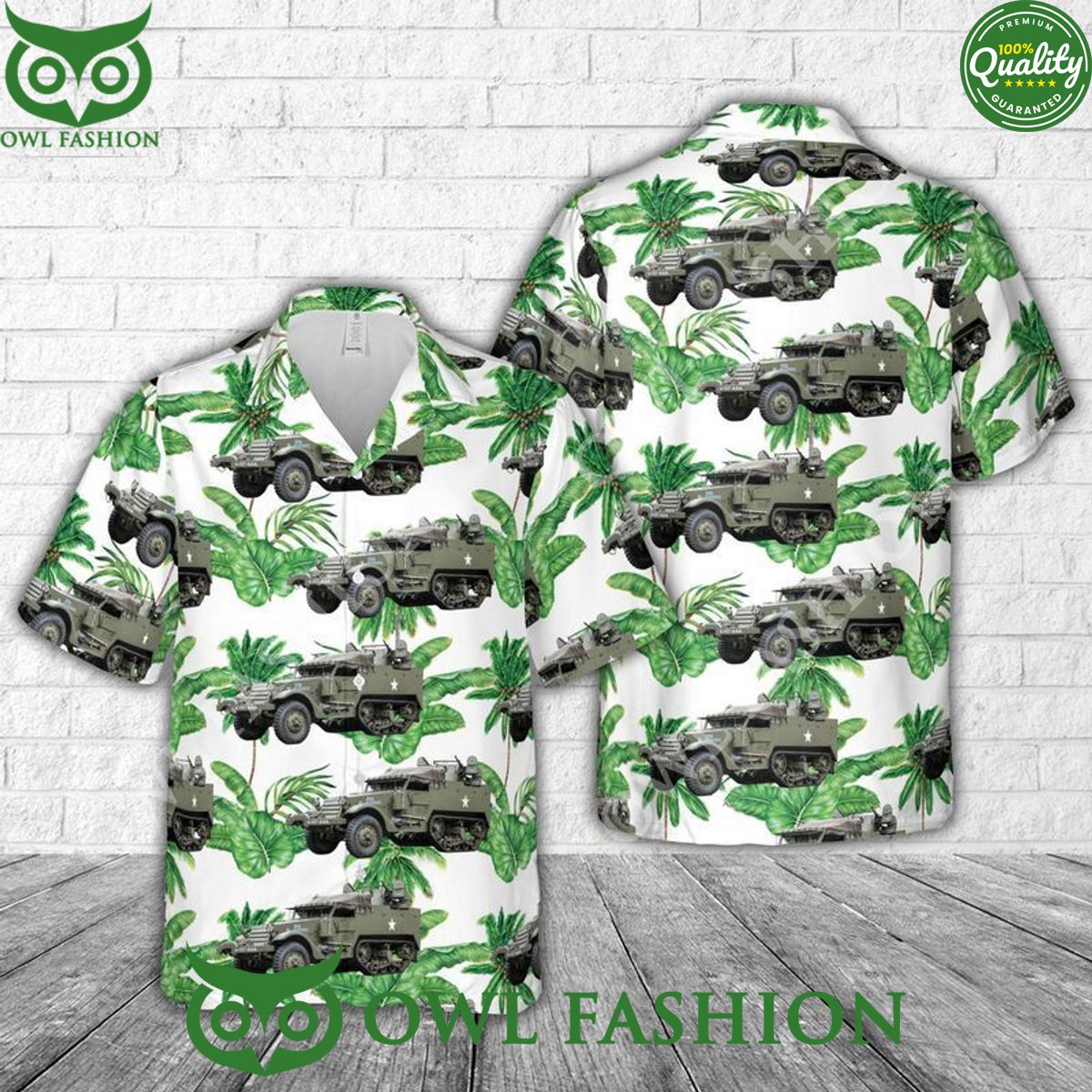2024 Us Army M16 Multiple Gun Motor Carriage Trendy Hawaiian Shirt