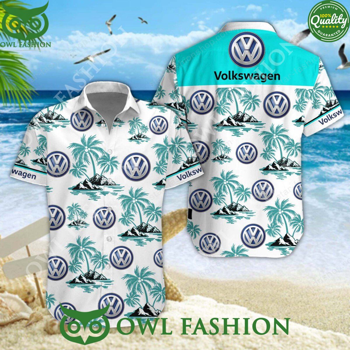 2024 Volkswagen Car Custom Color Hawaiian Shirt Short