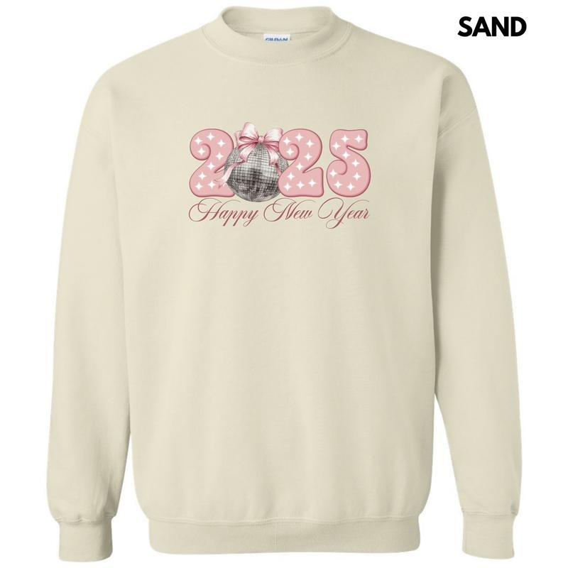 2025 Blush Disco New Year Sweatshirt 'NLB' T-Shirts, Hoodie | RetroVerseTees.com