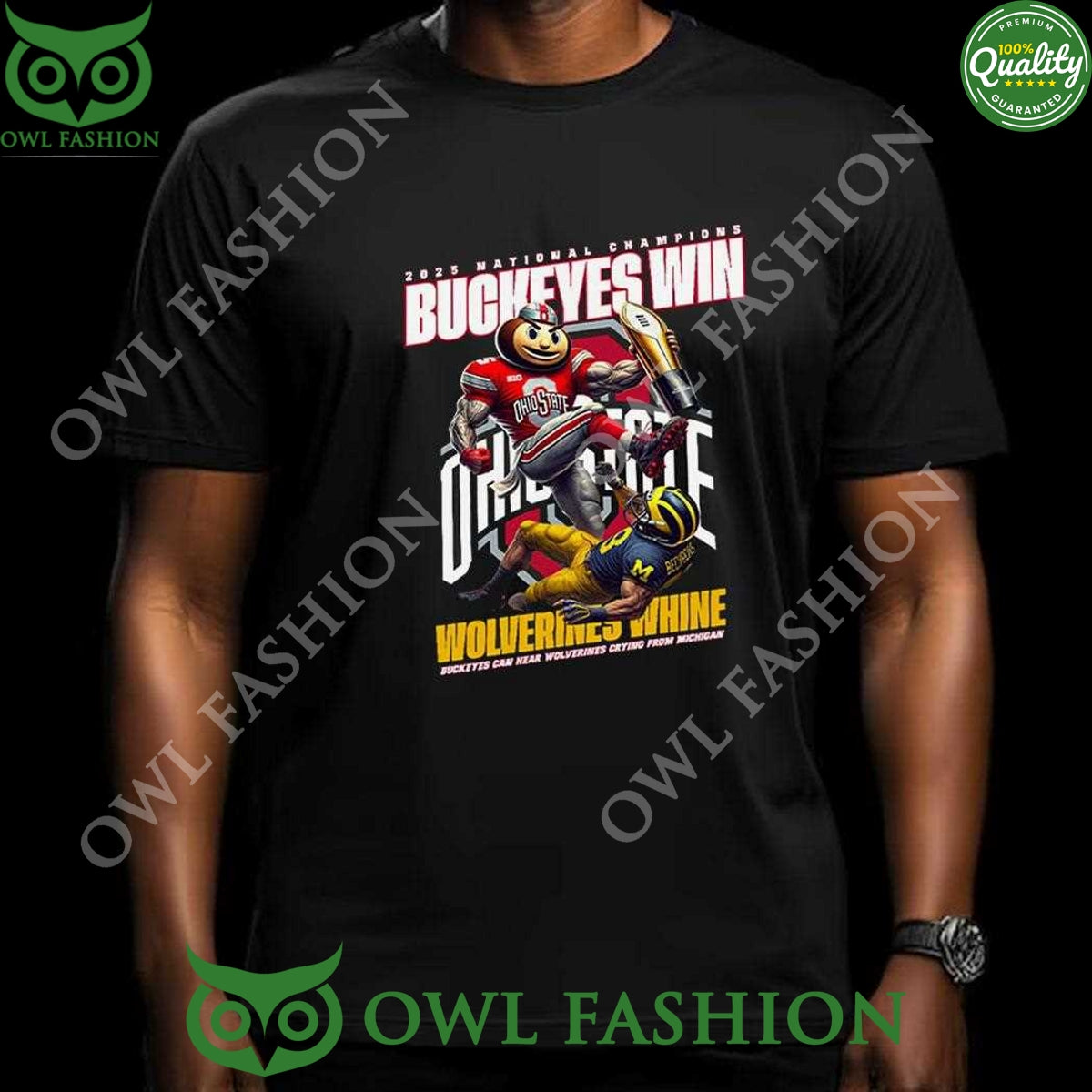 2025 National Champions Buckeyes Win Wolverines whine sweatshirt