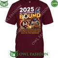 2025 NFC Championship Bound Redskins Hail to the Redskins t shirt