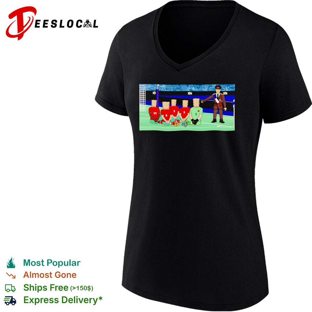 2026 World Cup Political Satire soccer cartoon shirt