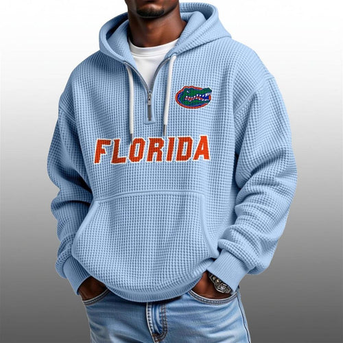 2026 Gators Quarter Zip Waffle Hoodie