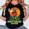 Funny 4/20/2025 Easter Skip The Hunt Smoke The Blunt Shirt, Bunny Happy Easter Day 4/20, Easter Humor Shirt, Happy Easter...