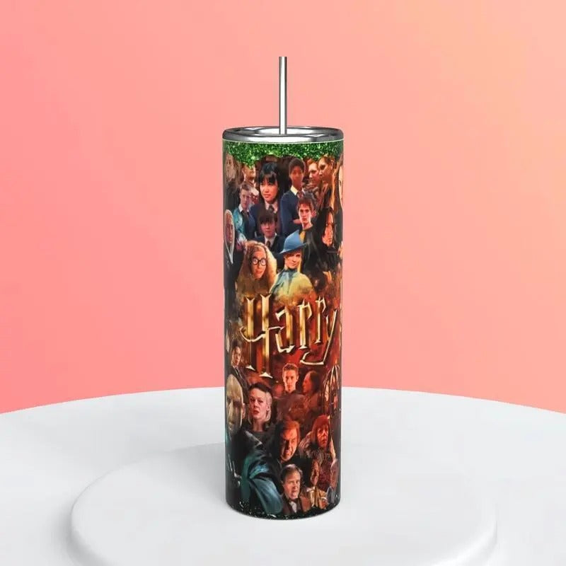 20oz Harry P0tter Inspired Tumbler with Lid and Straw T-Shirts, Hoodie, Sweatshirt | RetroVerseTees.com