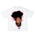21 AMERICAN DREAM Inspired Vintage Graphic T-shirt Heavy Cotton Tee Basketball 90 s Styled Shirt Hiphop Vibes Y2K...