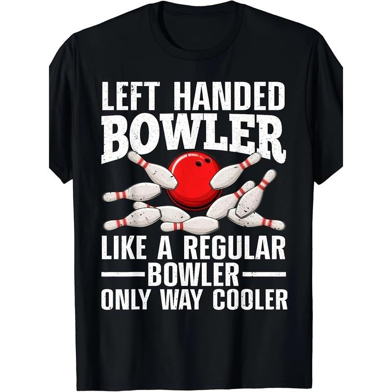 220g Fun Bowling T-shirt for Men Gunpla brand Women