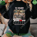 23 Years 2001-2024 Fast Furious Memories Hoodie Shirt