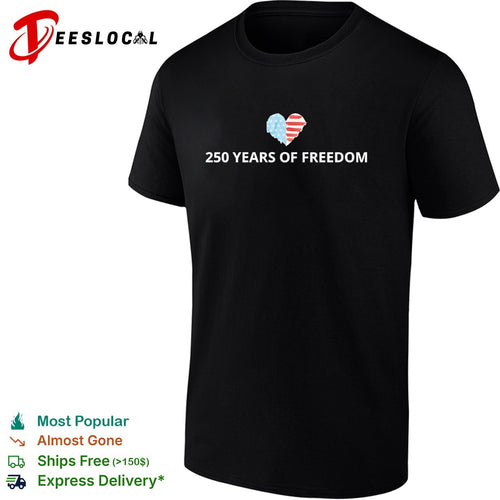 250 Years of Freedom American Heart Flag Patriotic Fourth of July Independence shirt