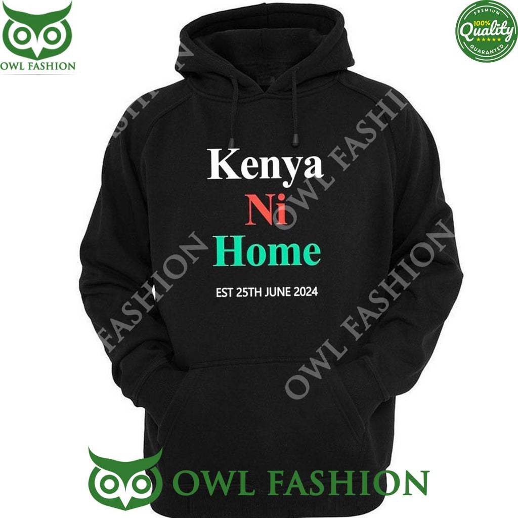 25th June 2024 Linus Kaikai Kenya Ni Home Est t Shirt