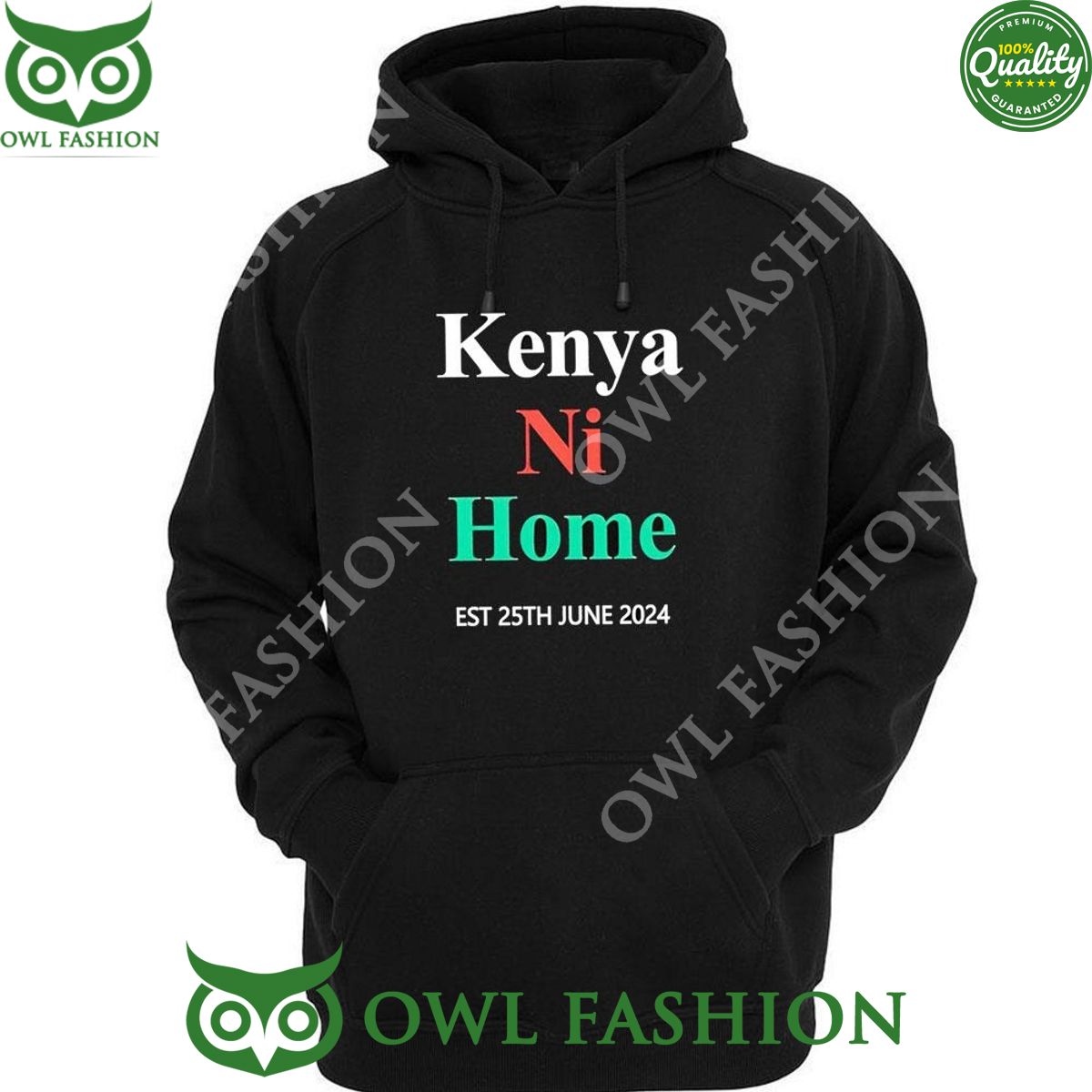 25th June 2024 Linus Kaikai Kenya Ni Home Est t Shirt