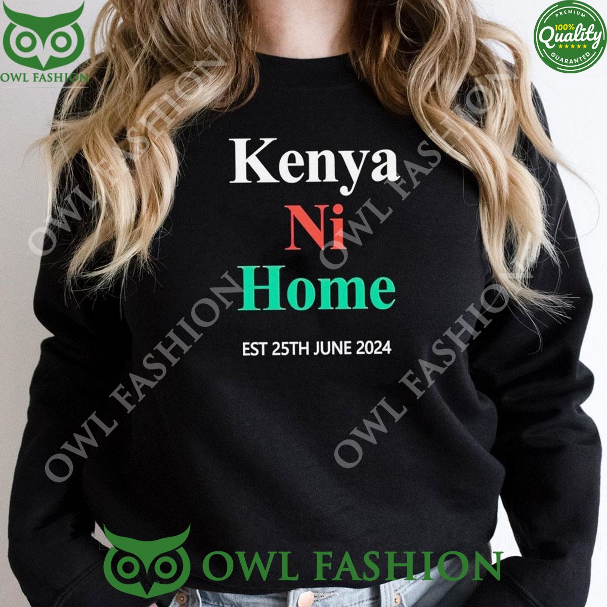 25th June 2024 Linus Kaikai Kenya Ni Home Est t Shirt