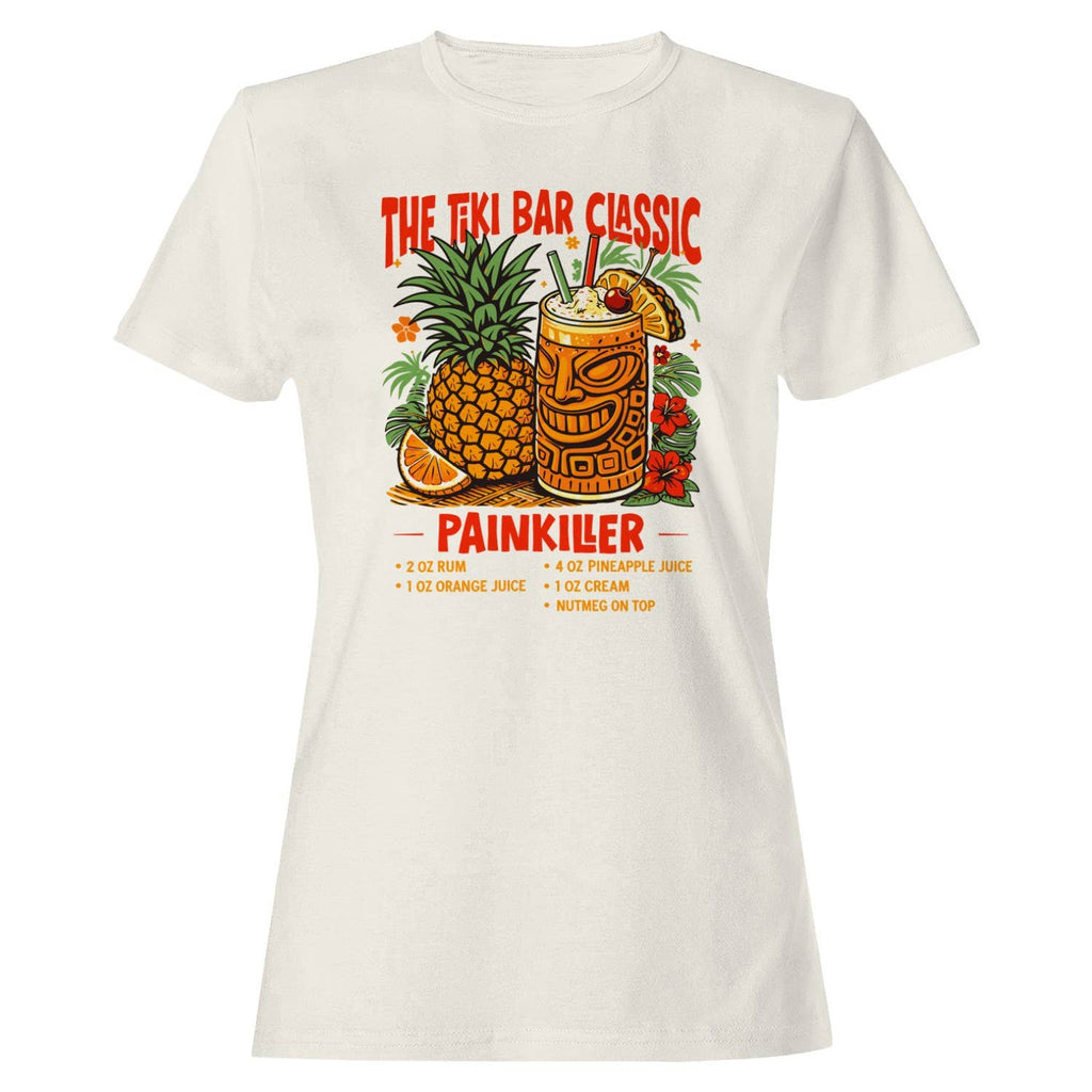 Tiki Bar Painkiller Recipe Women's T-Shirt