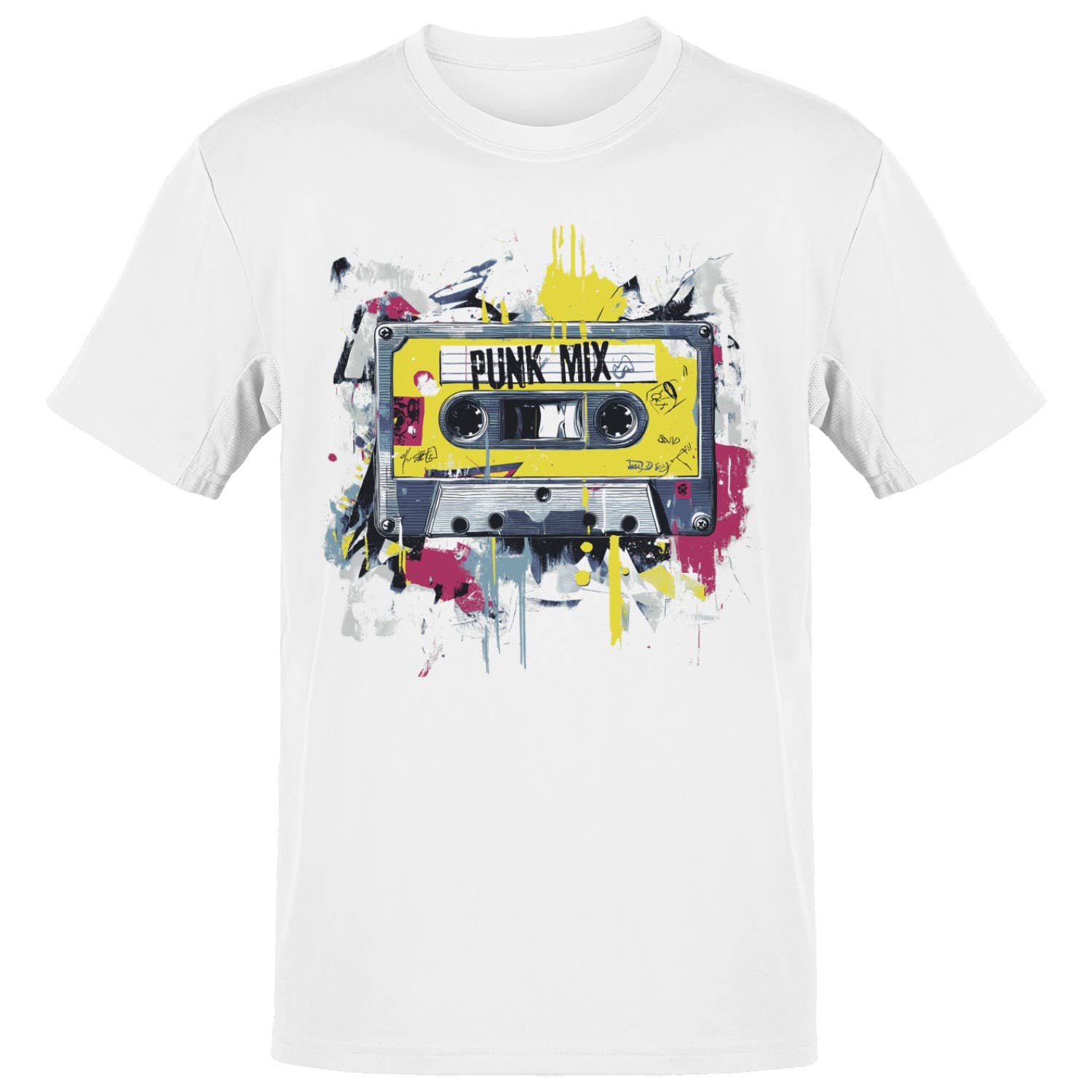 Funk Retro Cassette Graffiti  Men's T-Shirt