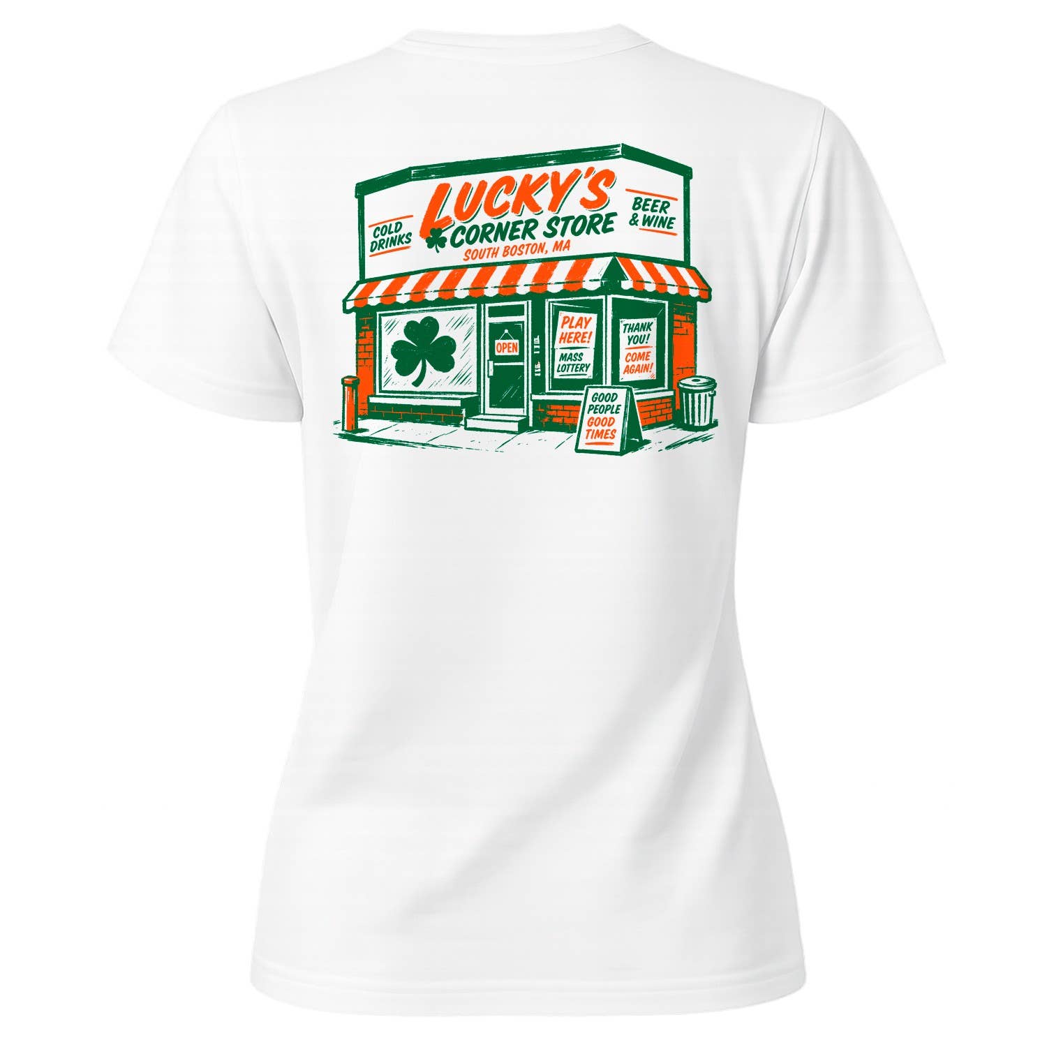 Women's T-Shirt - Lucky's Corner Store South Boston Ma