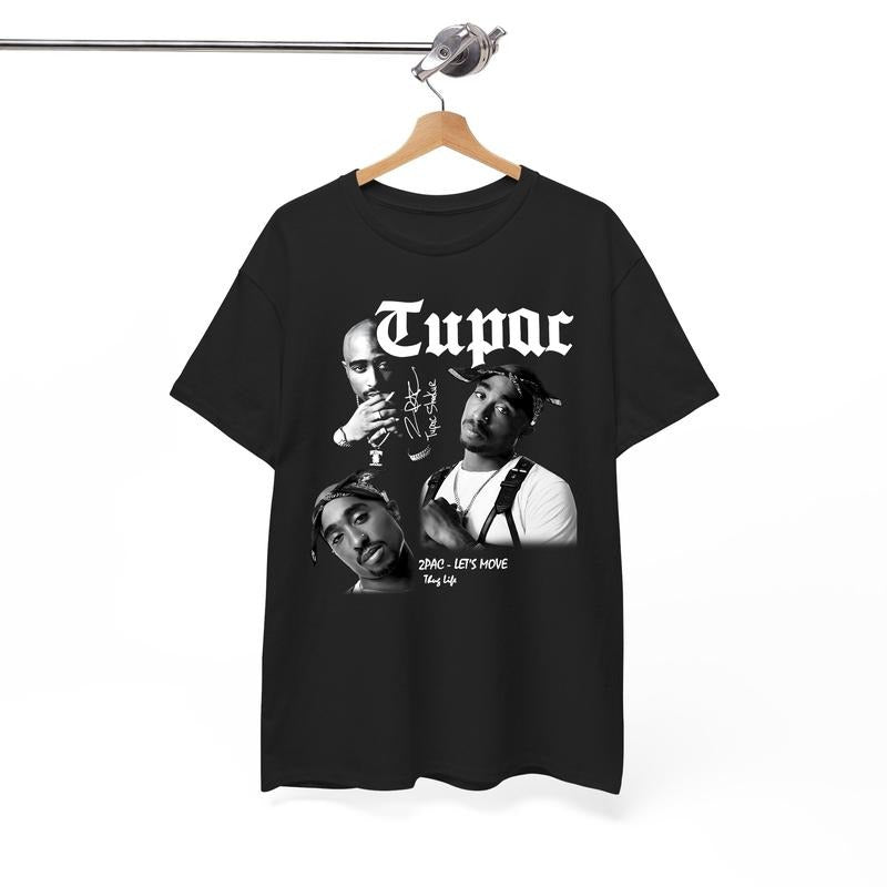 2PAC Rapper Tshirt, Hip Hop Legends and Pioneers Tee, Gift For Fan Hoodie, Sweatshirt | RetroVerseTees.com