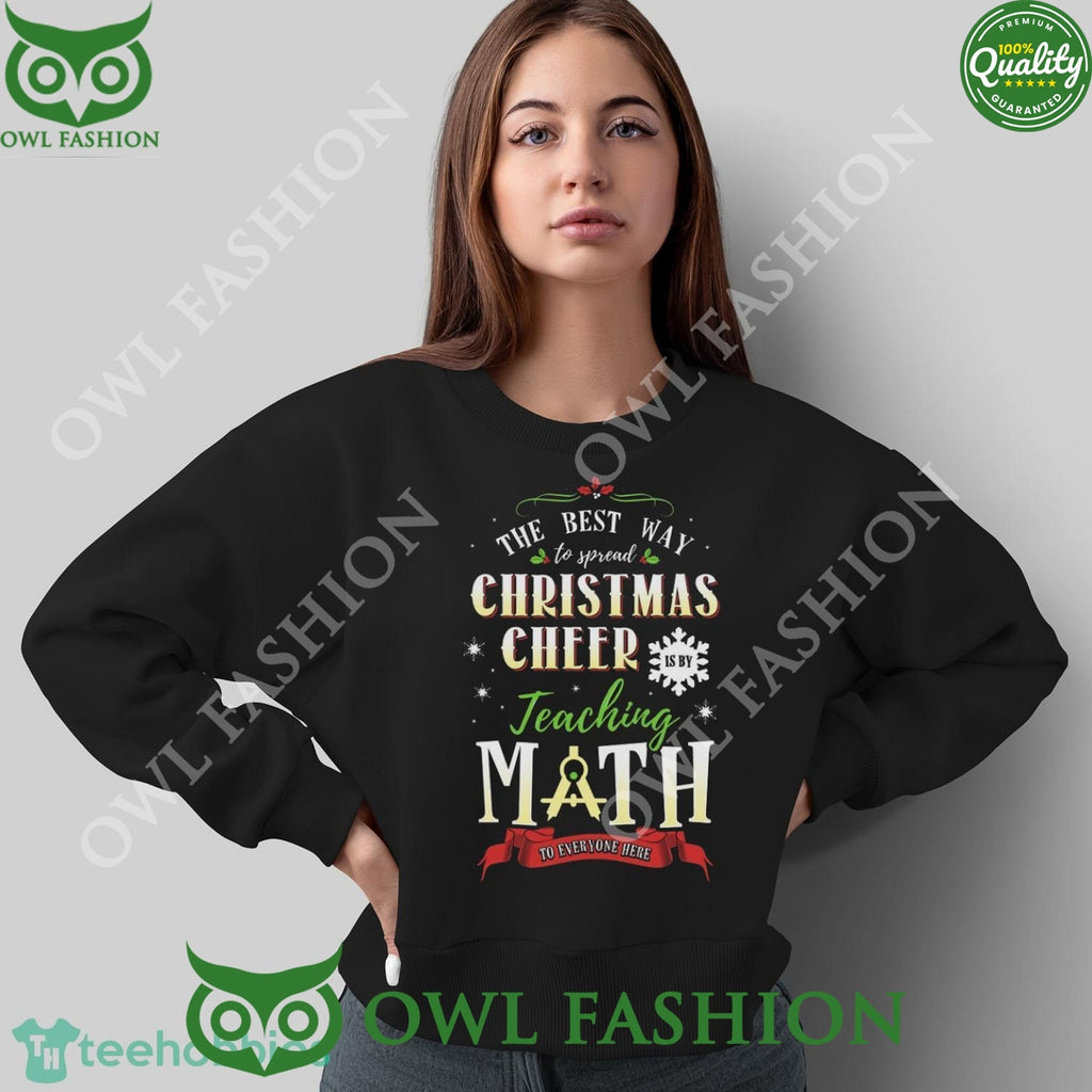 The best way to spend Christmas Cheer is by teaching Math Ugly Sweater