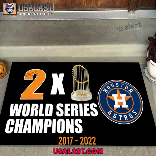 2x World Series Champions Houston Astros Doormat