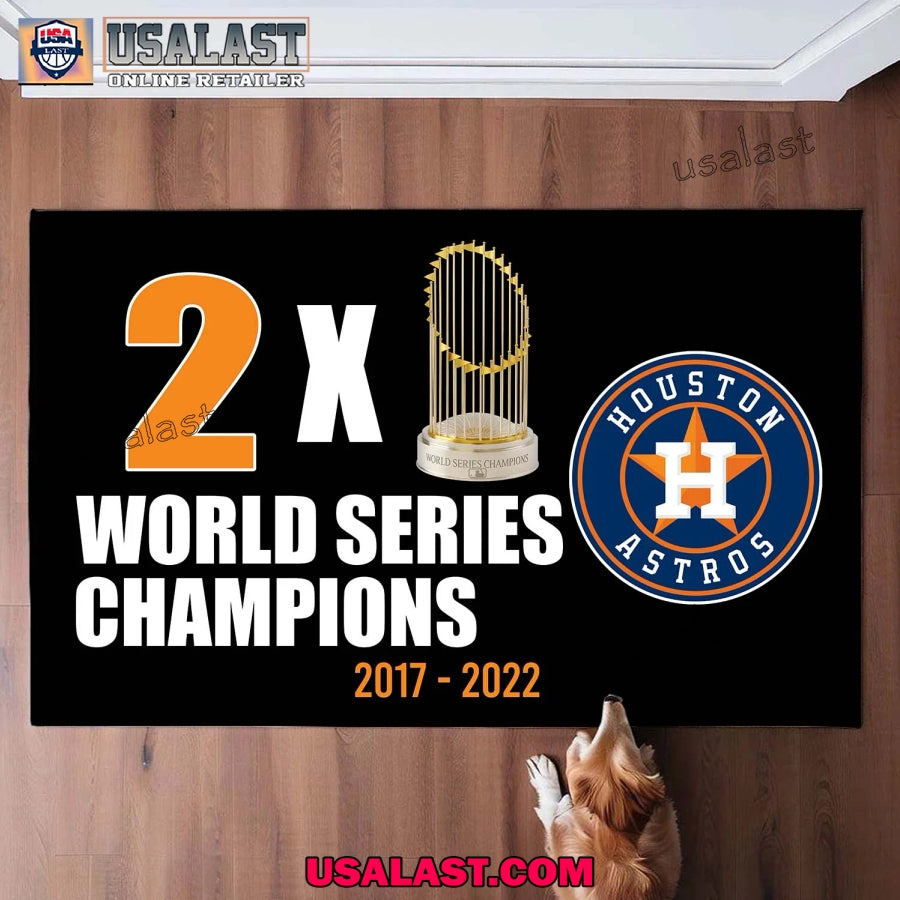 2x World Series Champions Houston Astros Doormat