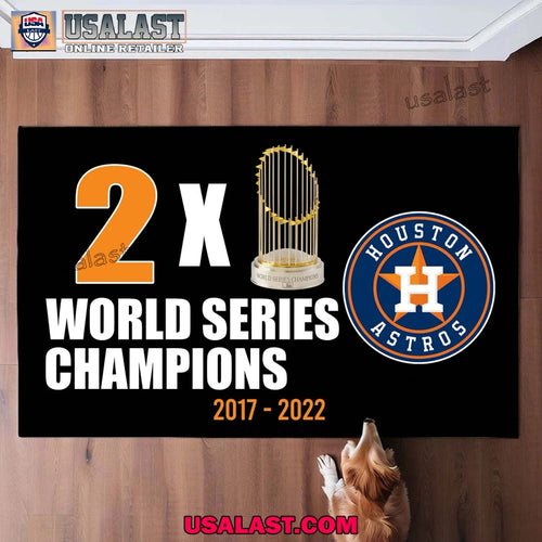 2x World Series Champions Houston Astros Doormat