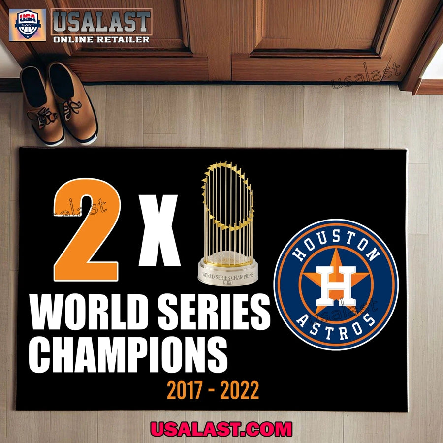 2x World Series Champions Houston Astros Doormat