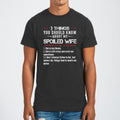 3 Things About My Wife Graphic Tee Hoodie, Sweatshirt | RetroVerseTees.com