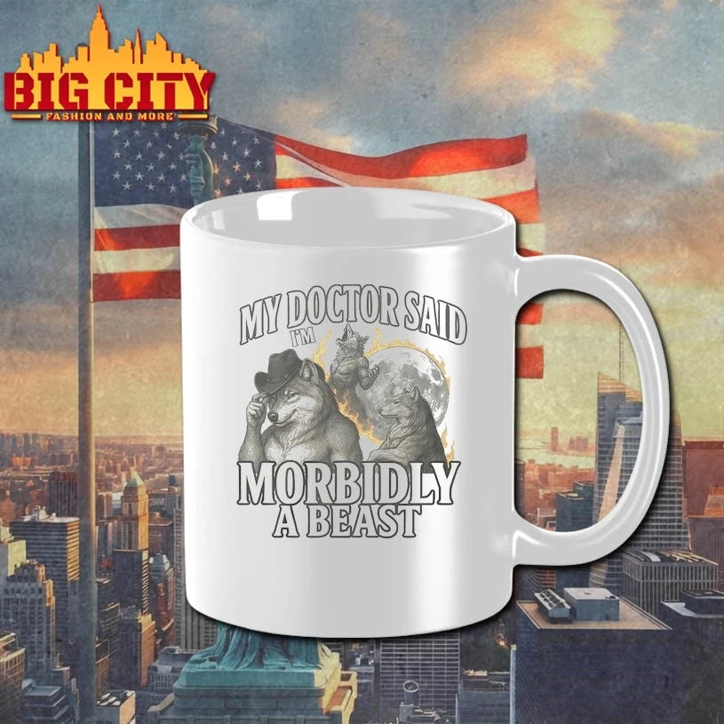 3 Wolves My Doctor Said I’m Morbidly A Beast shirt