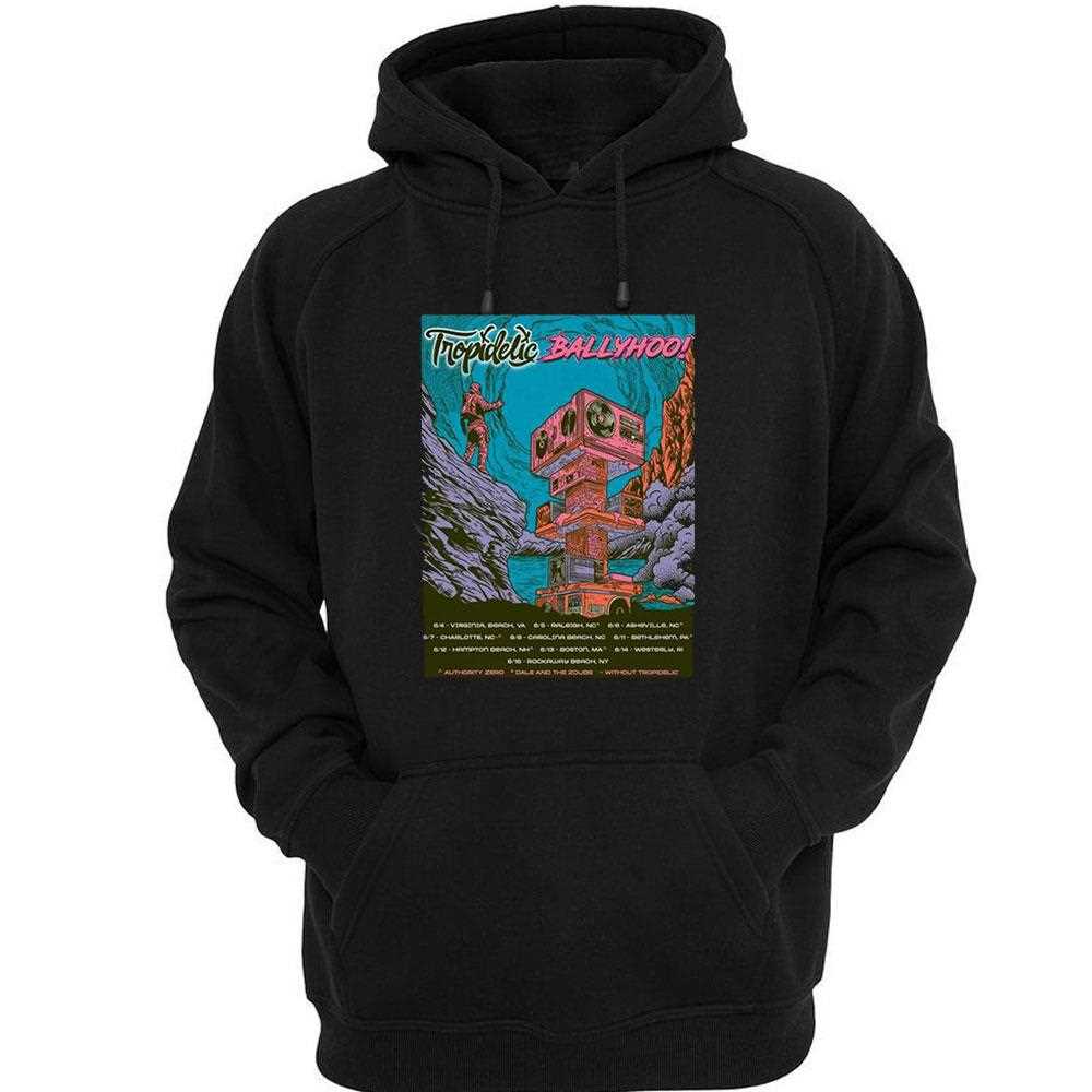 Tropidelic Ballyhoo Poster 2025 East Coast Tour t Shirt
