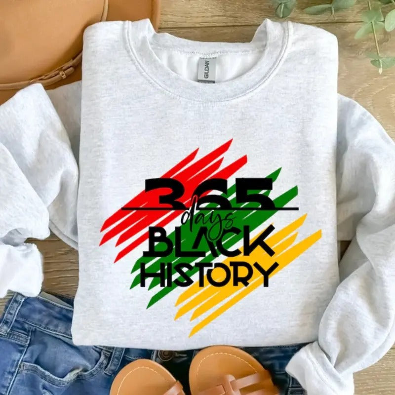 365 Days Black History Shirt, Black History Month Shirt, Black Month Shirt, Black Every Month Shirt, Black Lives Matter...