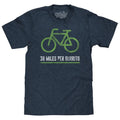 38 Miles Per Burrito Bike T-Shirt - Blue Hoodie, Sweatshirt | RetroVerseTees.com
