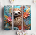 3D Sloth Tumbler Stainless Steel Drinkware T-Shirts, Hoodie, Sweatshirt | RetroVerseTees.com