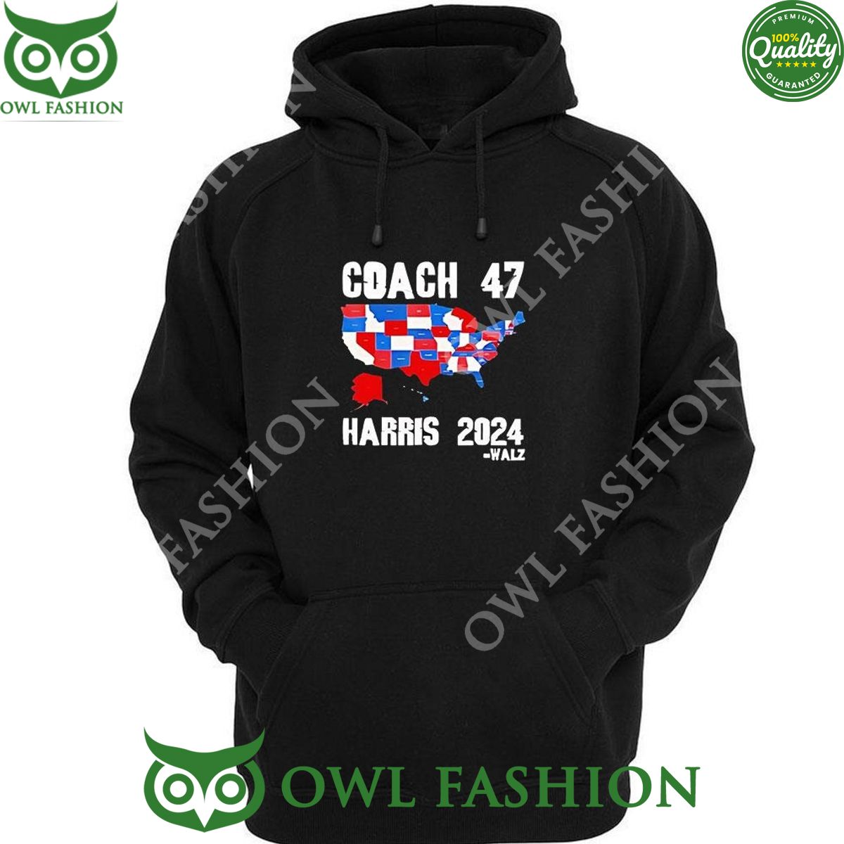 Coach 47 Harris Walz 2024 t Shirt
