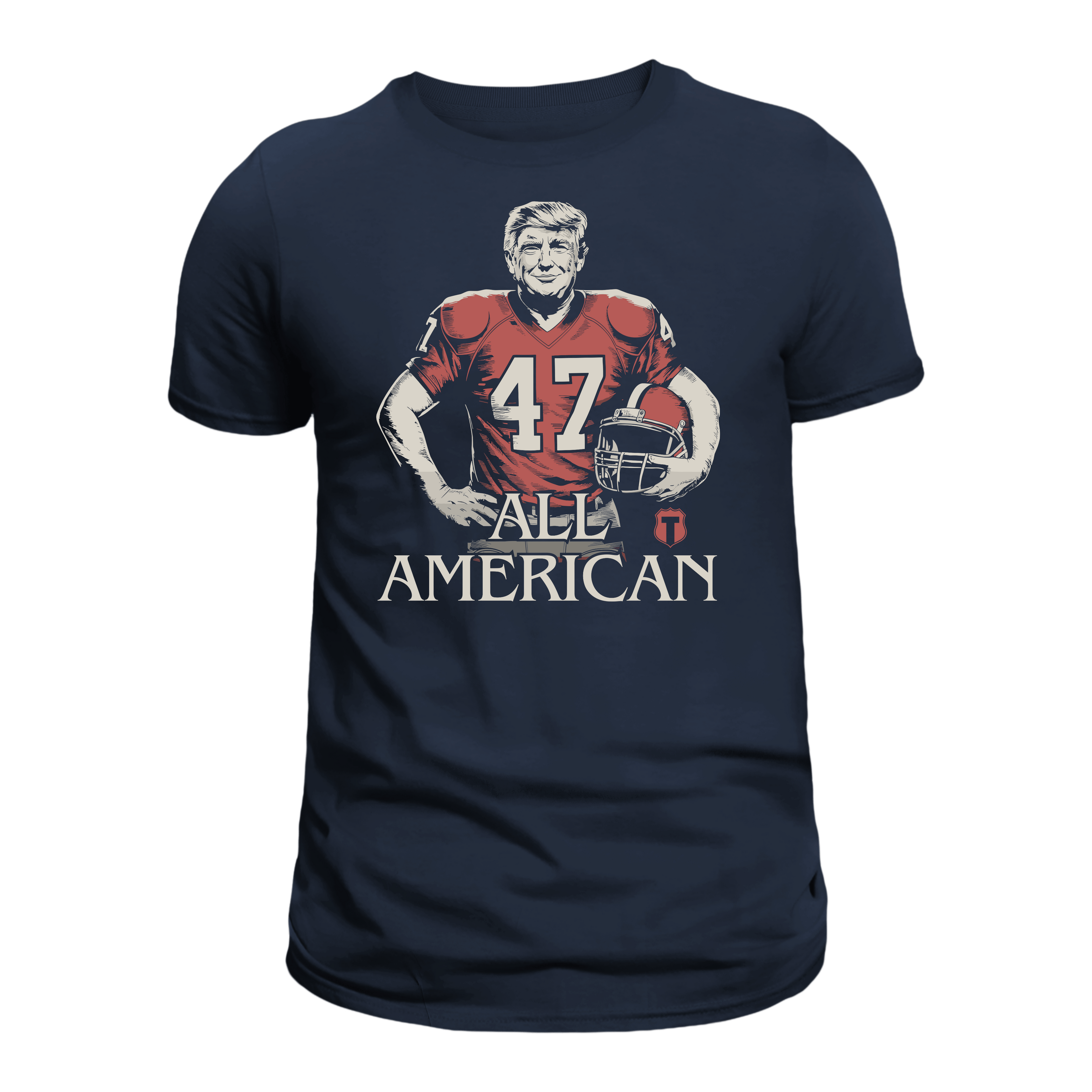 All American T-Shirt Hoodie, Sweatshirt | RetroVerseTees.com (Image 1)