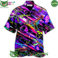 3D Gun Real Men Don’T Retreat They Reloads Neon Style Hawaiian Shirt