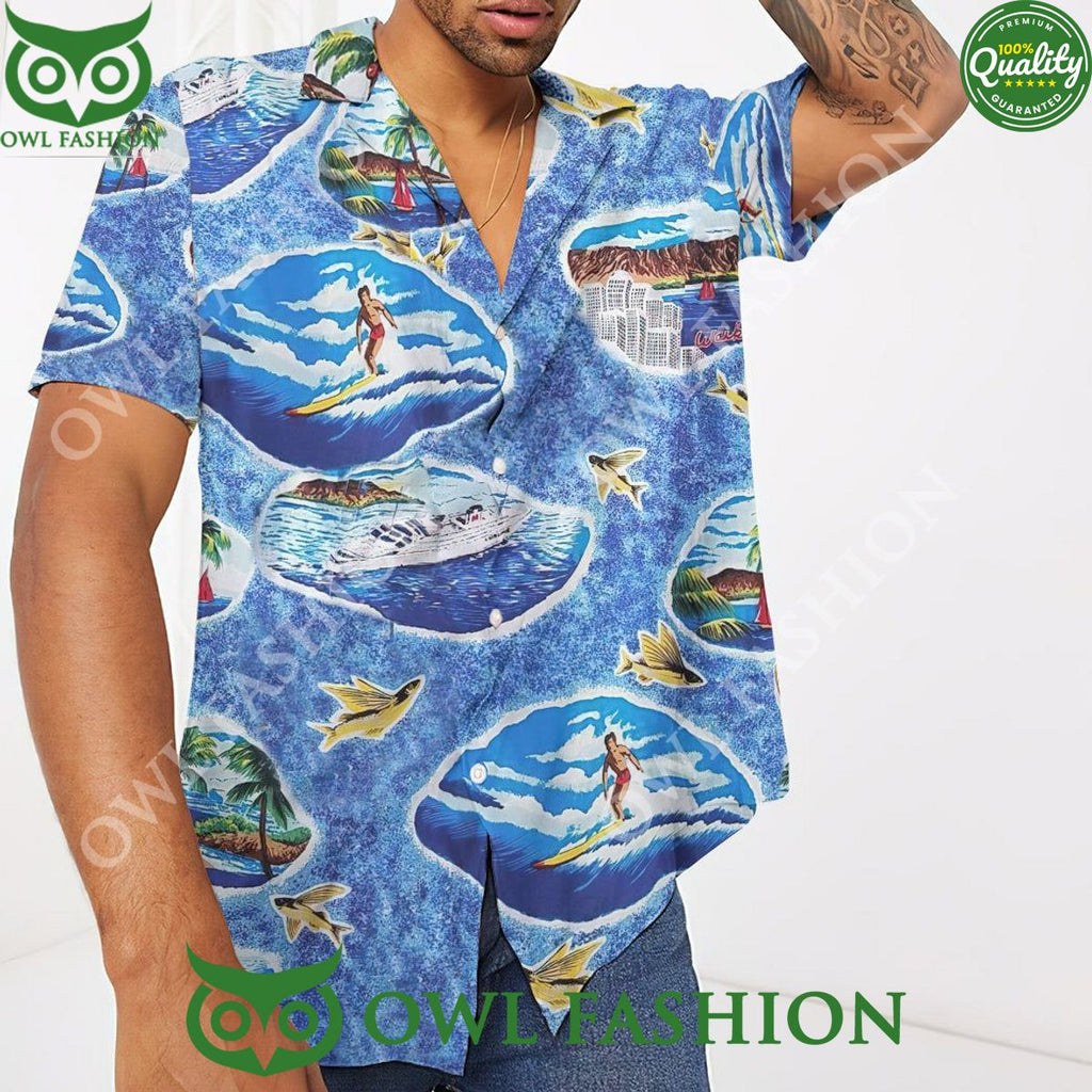 3D Honolulu Goose In Top Gun Custom Hawaiian Shirt