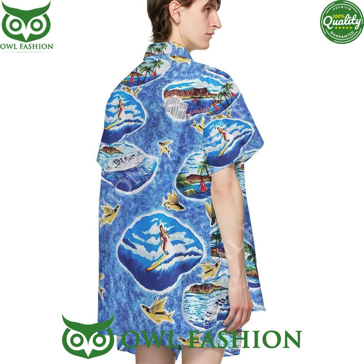 3D Honolulu Goose In Top Gun Custom Hawaiian Shirt