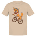 Shiba Inu Riding Bicycle Men's T-Shirt