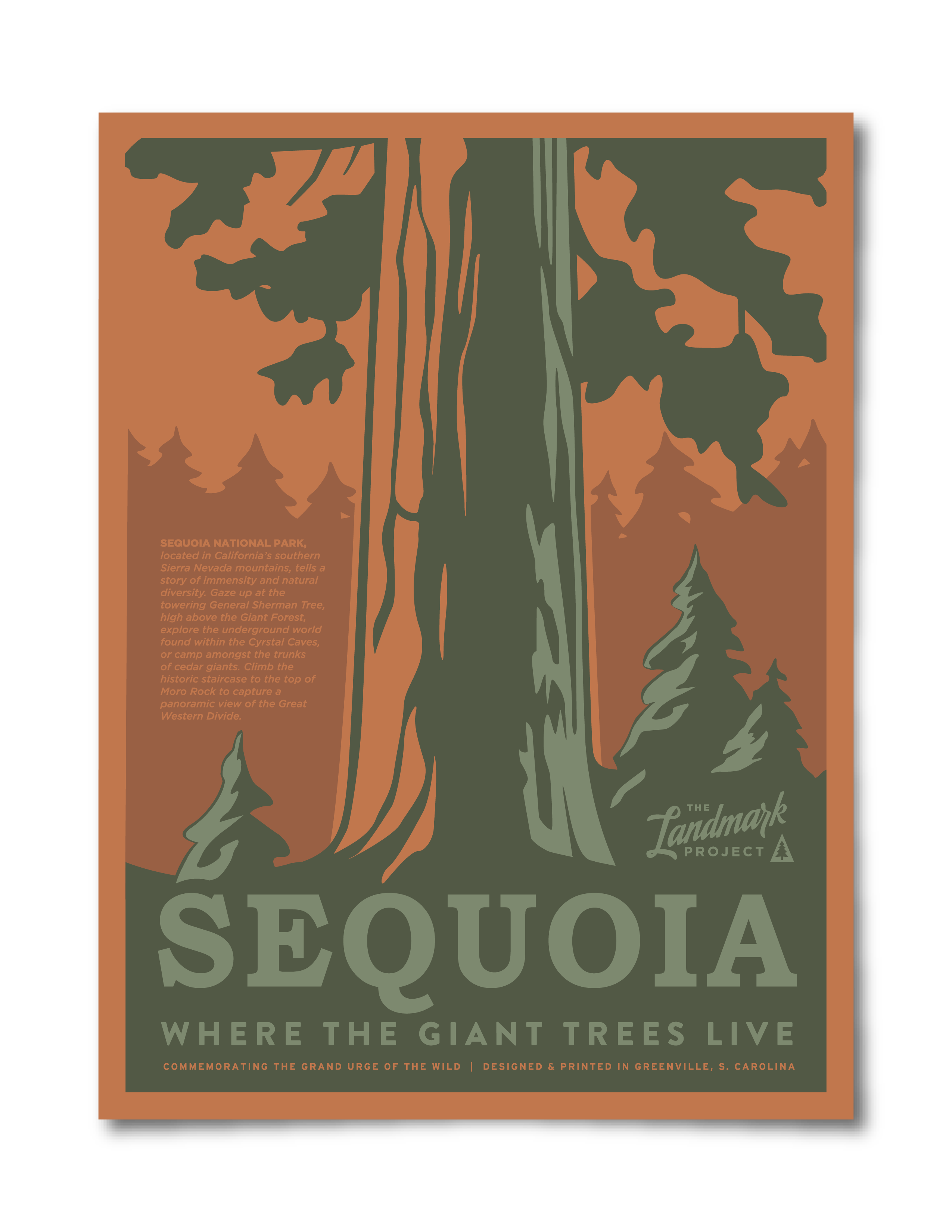 Sequoia National Park Poster